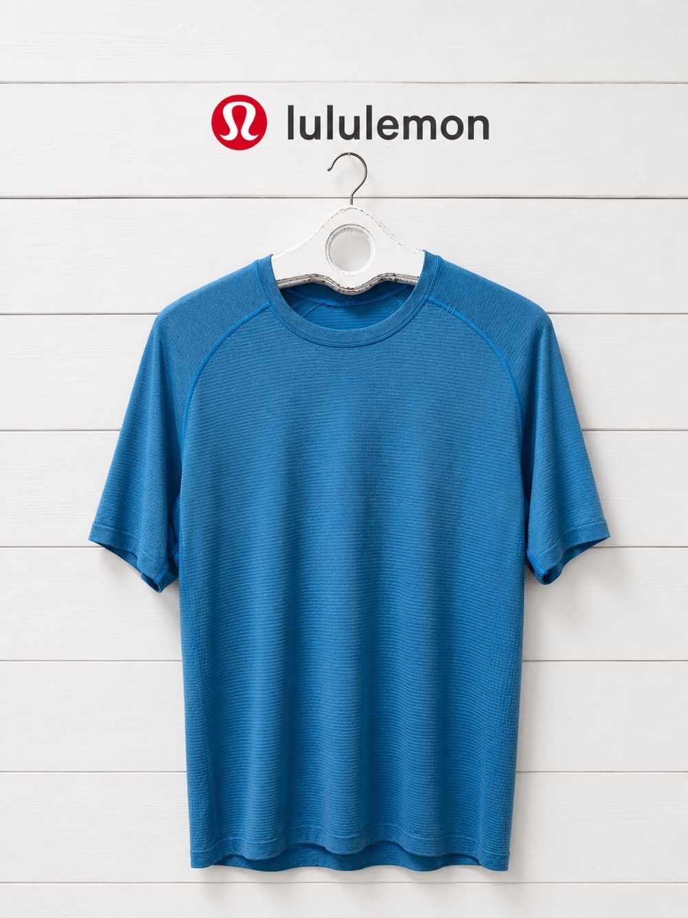 lululemon Men’s Blue Performance Training Shirt – Size XL